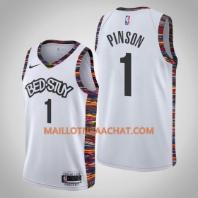 Maillot NBA Brooklyn Nets Theo Pinson 1 Nike 2019-20 City Edition Swingman - Homme
